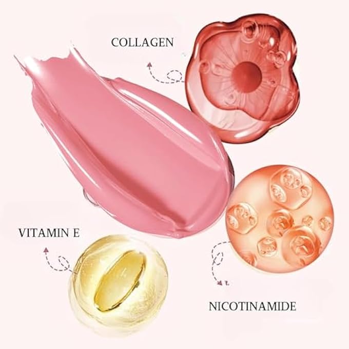 rayihni 2PCS KOREAN COLLAGEN LIP BALM STICK, HYDRATING & ANTI-WRINKLE, FACE & LIP MOISTURIZER - Image 3